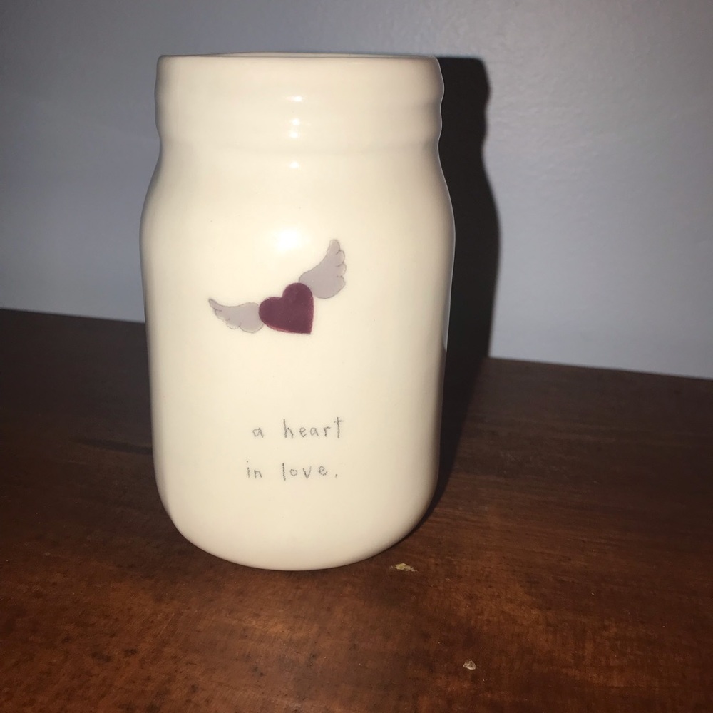 Painted mason jar